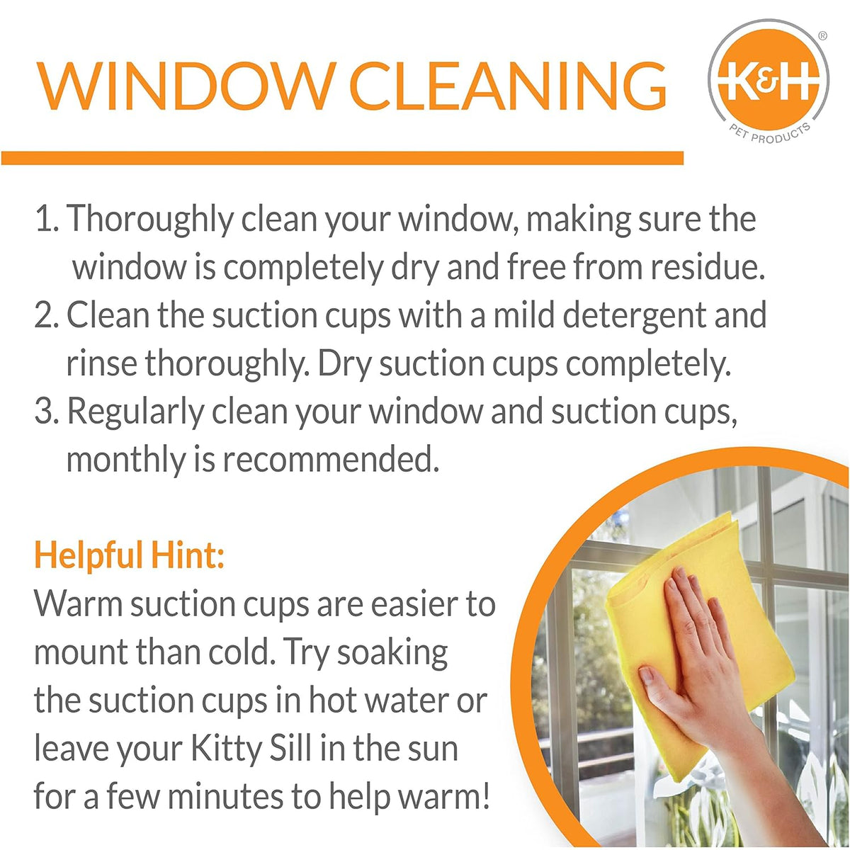 K&H Universal Mount Kitty Sill Fleece – 14 x 24 Inches