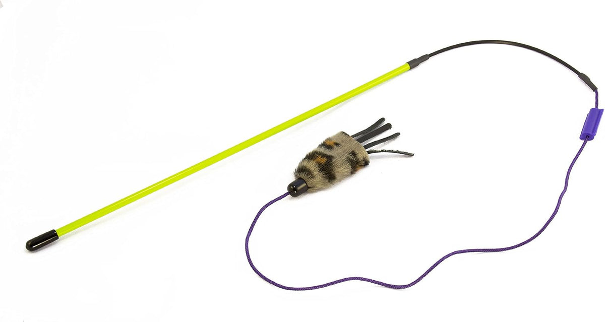 Kung Fu Kitty Dragon Tail Leather Cat Toy