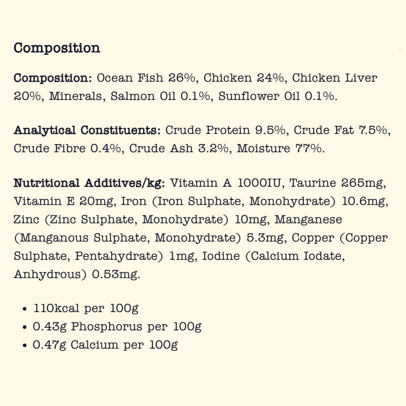 Little Big Paw Gourmet Ocean Fish Mousse