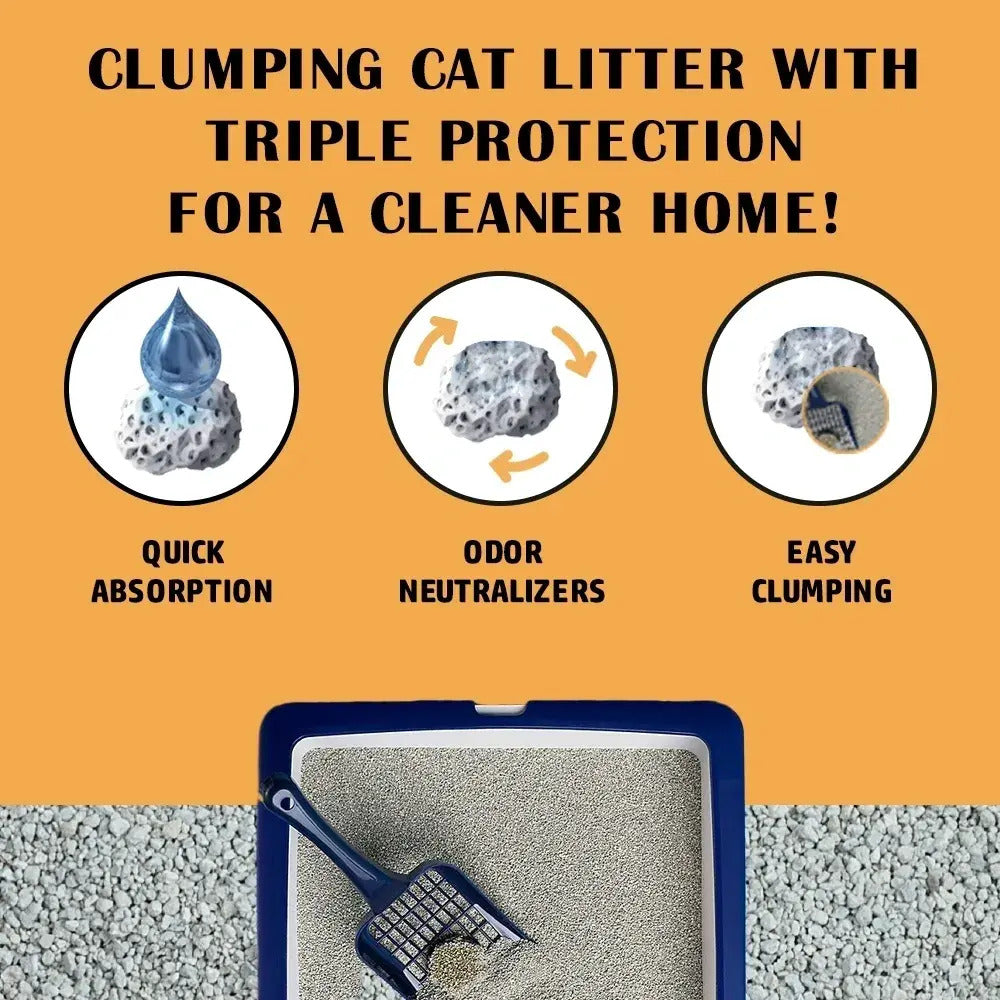 Smudges Eco cat Bentonite Clumping Cat Litter 20 Kgs - Lavender Scented