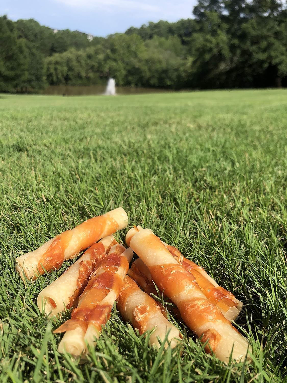 LOVE Chicken Wrapped Barbeque Rolls, 154 gm, 7 Pieces