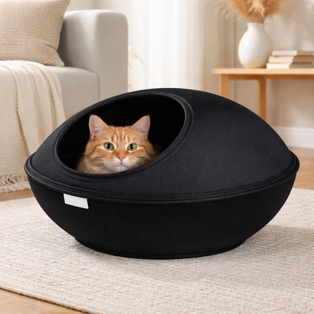 NutraPet Space Shuttle Pod Bed – Black