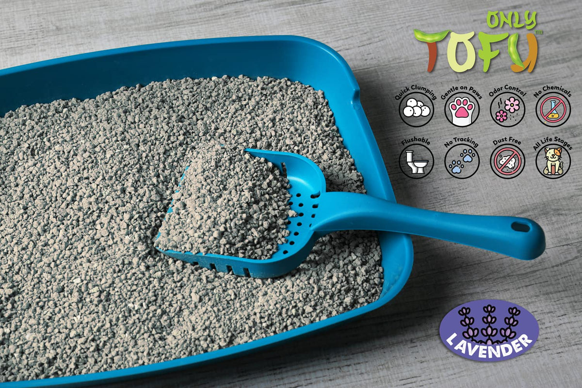Nutrapet Tofu Snowflake Clumping Cat Litter – Lavender (7 Litres)