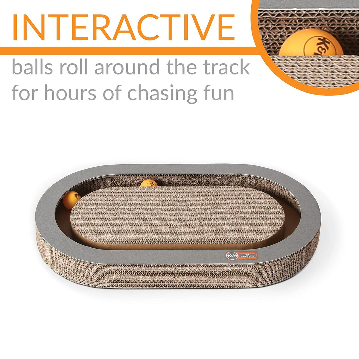 K&H Universal Mount Kitty Sill with Cardboard Track – 14 x 24 Inches