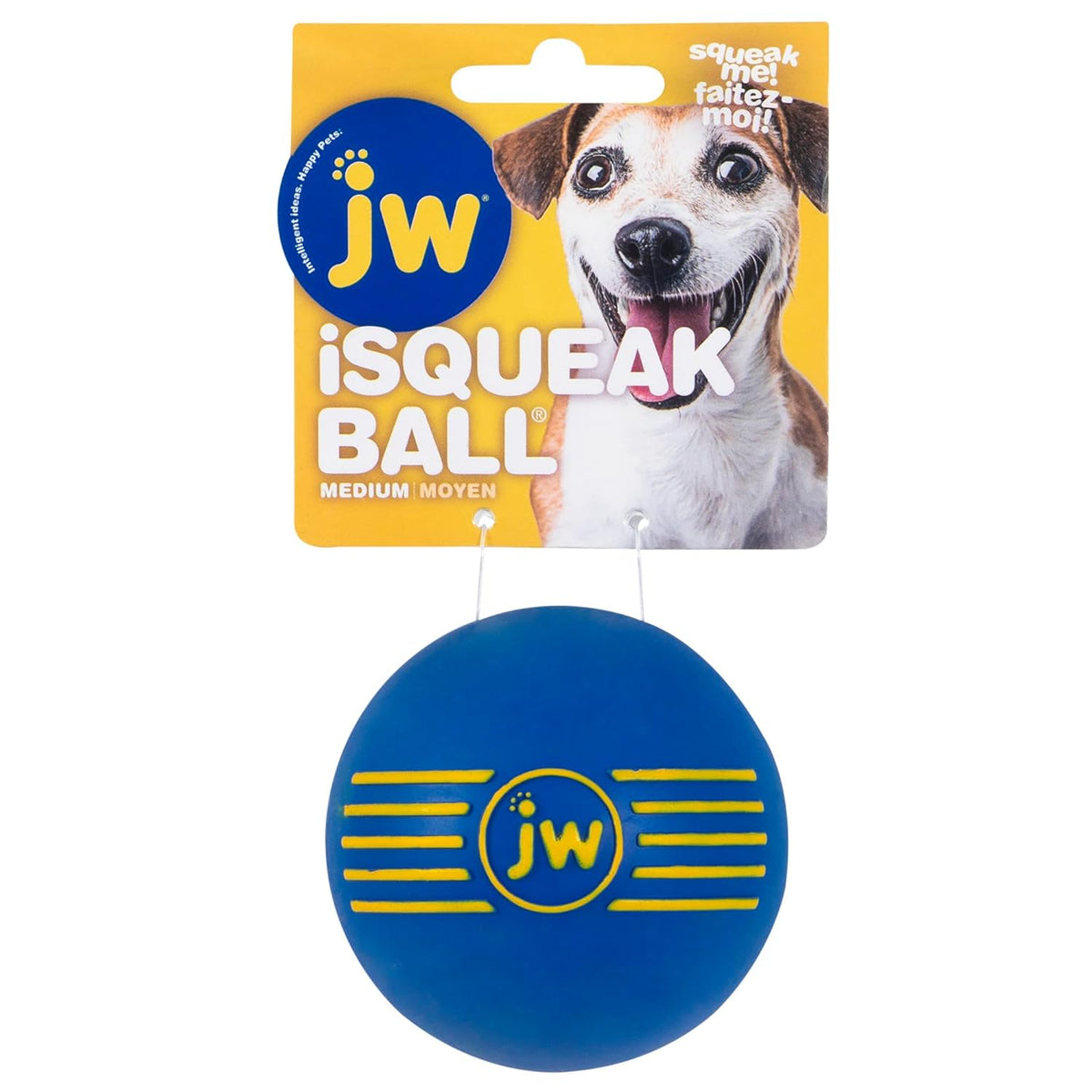 Petmate JW iSqueak Ball Dog Toy – Medium