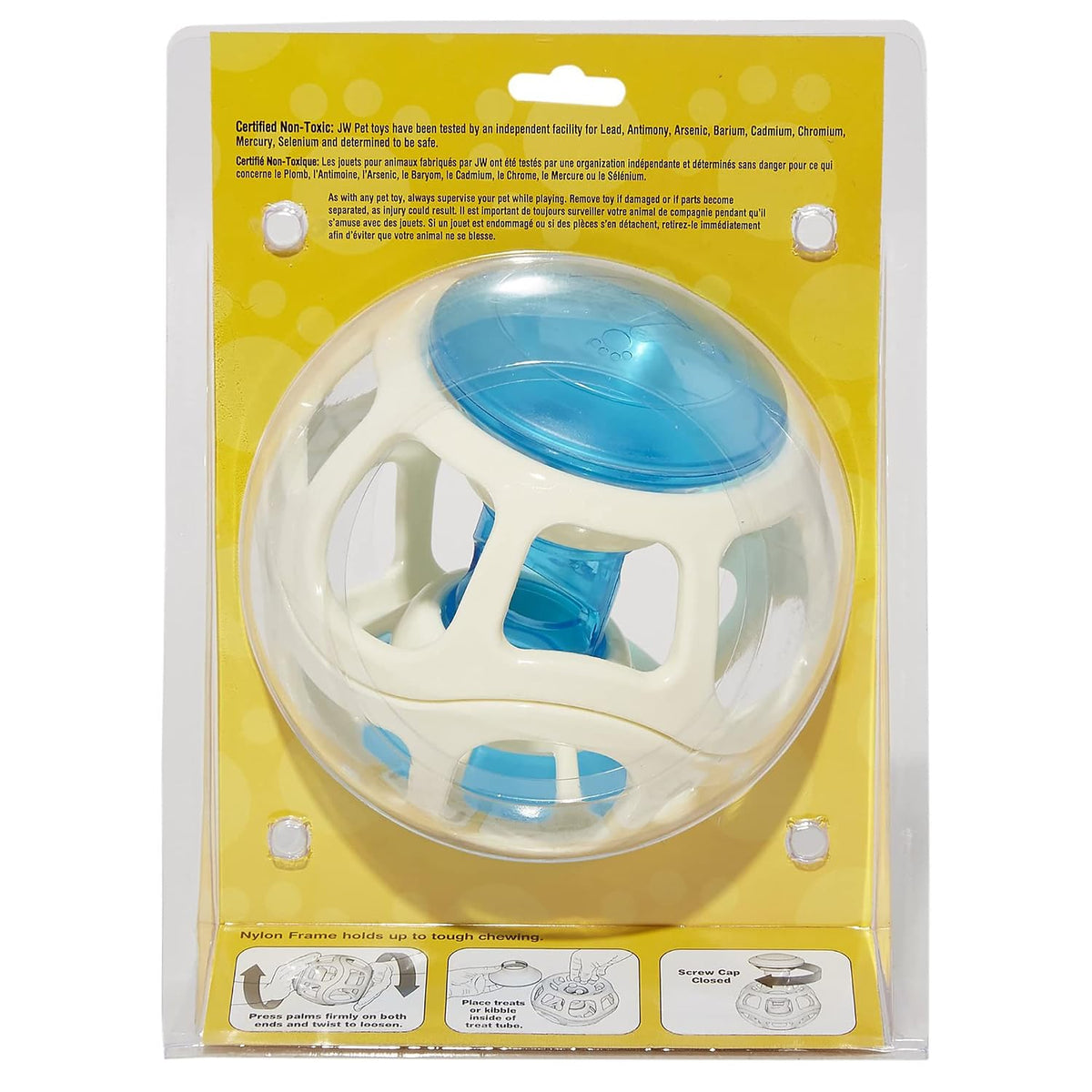Petmate JW Rockin Treat Ball Dog Toy