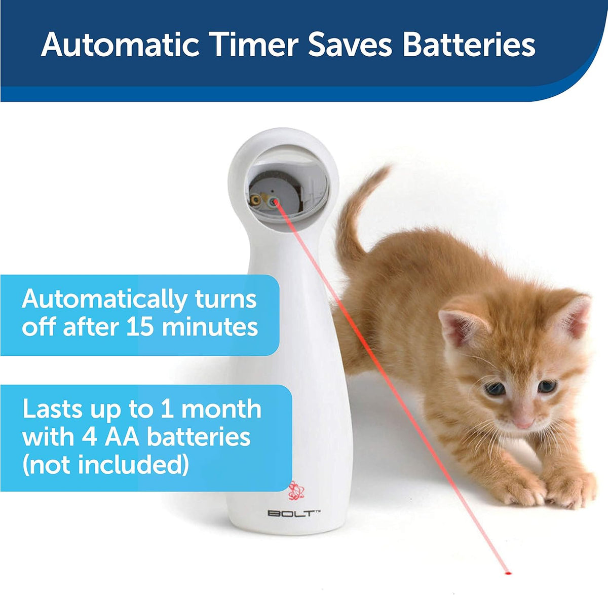 PetSafe FroliCat BOLT Automatic Laser Light Interactive Cat Toy