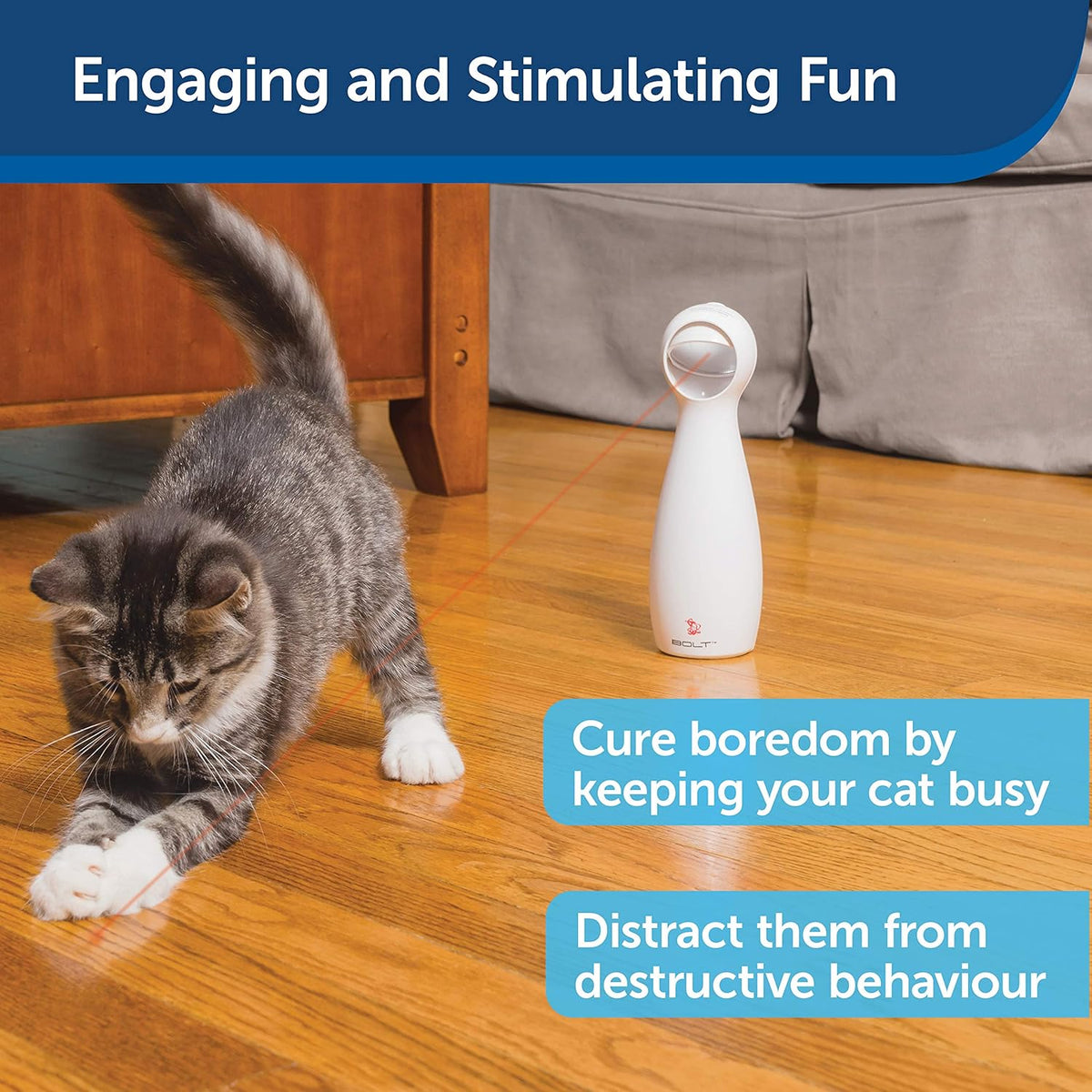 PetSafe FroliCat BOLT Automatic Laser Light Interactive Cat Toy
