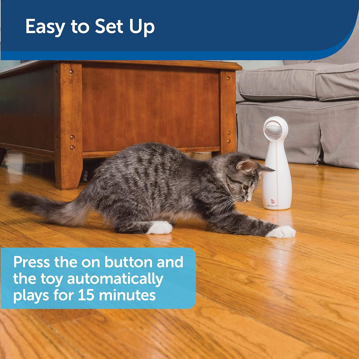 PetSafe FroliCat BOLT Automatic Laser Light Interactive Cat Toy