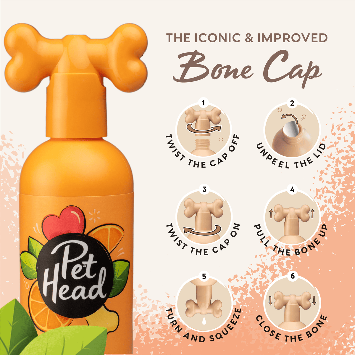 Pet Head Ditch The Dirt Deodorizing Dog Shampoo | Charcoal & Orange Oil | Odour Neutralising | Vegan & Cruelty-Free | 300ml