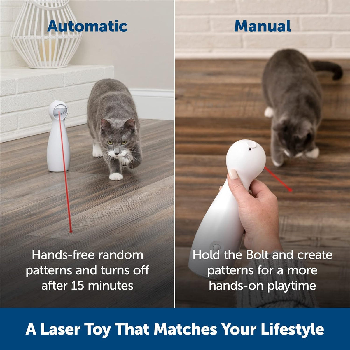 PetSafe FroliCat BOLT Automatic Laser Light Interactive Cat Toy
