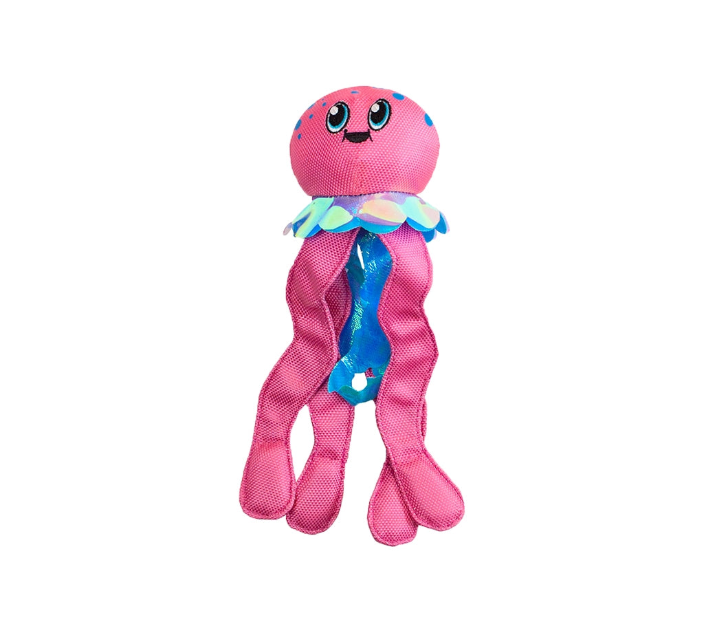 Petstages Floatiez Jellyfish Dog Toy – Pink, Medium