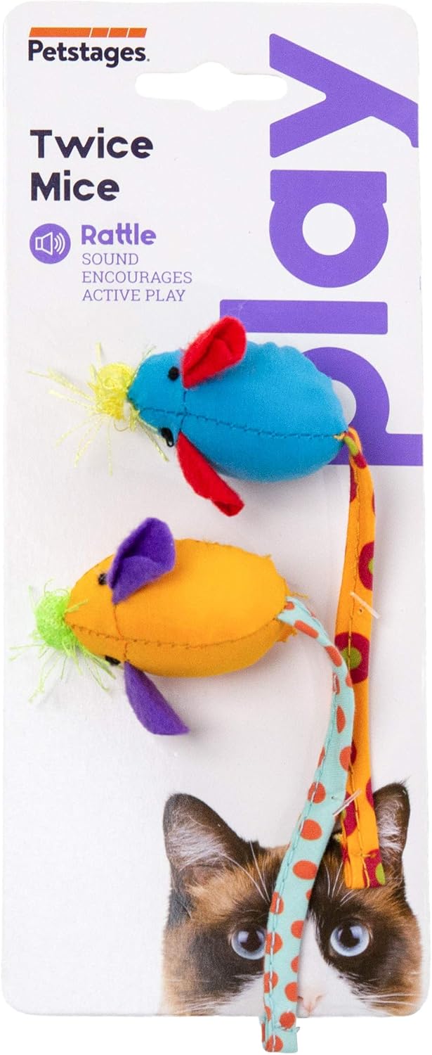 Petstages Twice Mice Cat Toy