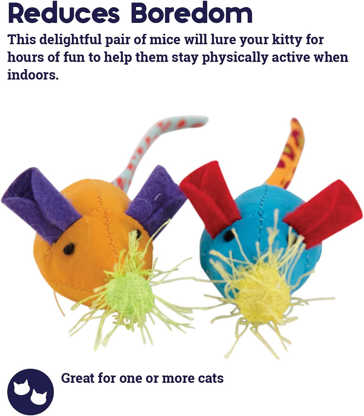 Petstages Twice Mice Cat Toy