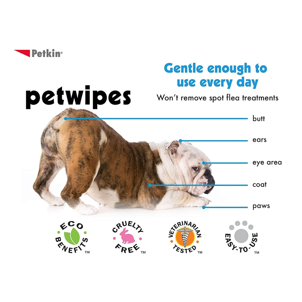 Petkin Extra Mega Valu Pet Wipes – 200ct