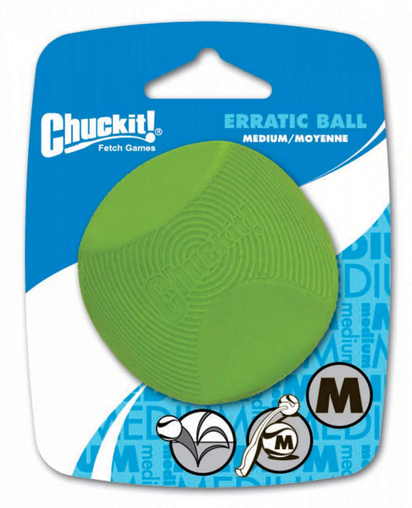 Petmate Chuckit! Erratic Ball Dog Toy – Medium, 1-Pack