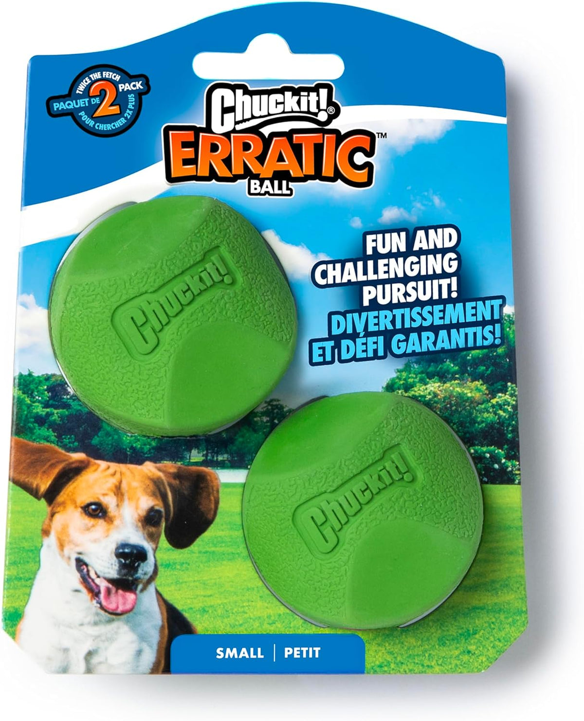Petmate Chuckit! Erratic Ball Dog Toy – Medium, 1-Pack