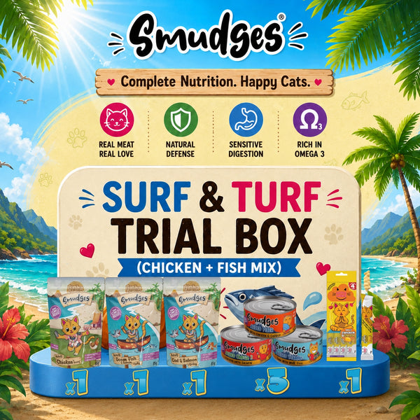 Smudges Surf & Turf Trial Box (Chicken + Fish Mix)