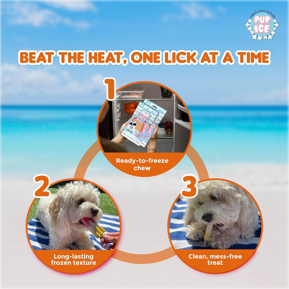 Pup Ice Meat Free Rocket Lollies Strawberry And Banana, 2 Pcs 90g