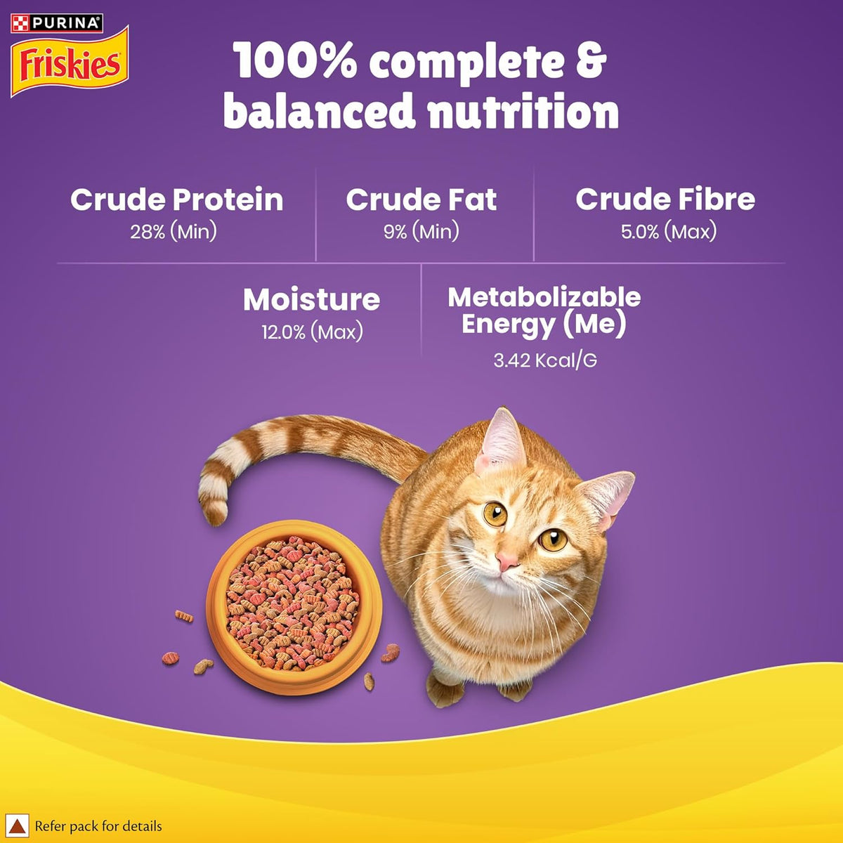 Purina Friskies Surfin' Favourites Adult Dry Cat Food with Mackerel, Tuna, Salmon & Sardine Flavours 6kg