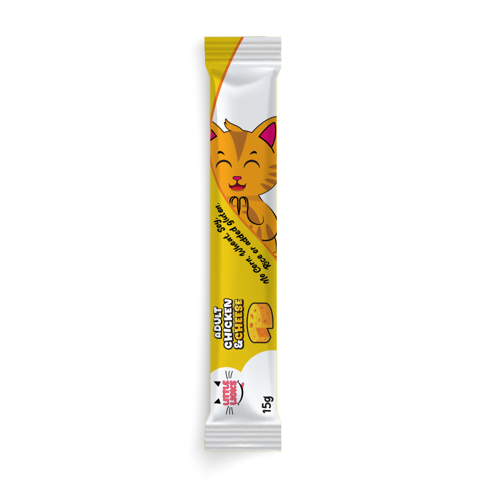 Smudges Little Licks Chicken & Cheese Creamy Bisque Treats for Adult Cat 4 x 15g
