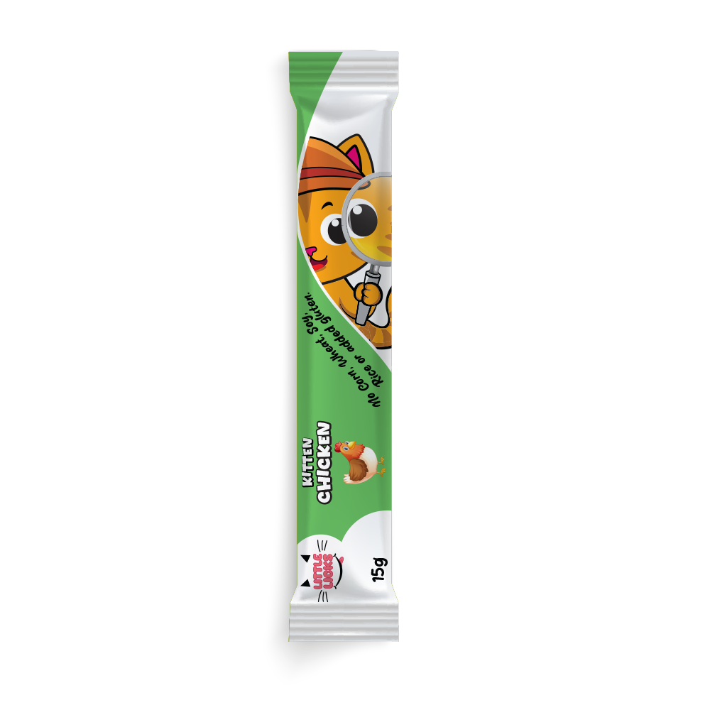 Smudges Little Licks Chicken Creamy Bisque Treats for Kitten Cat 4 x 15g