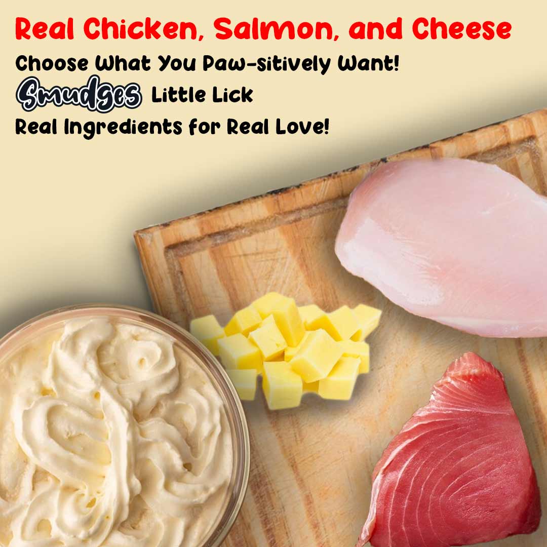 Smudges Little Licks Chicken Creamy Bisque Treats for Kitten Cat 4 x 15g