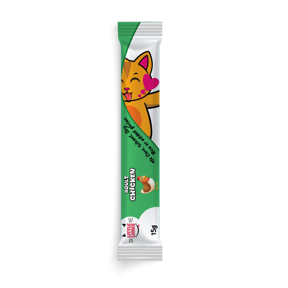 Smudges Little Licks Chicken Creamy Bisque Treats for Adult Cat 4 x 15g