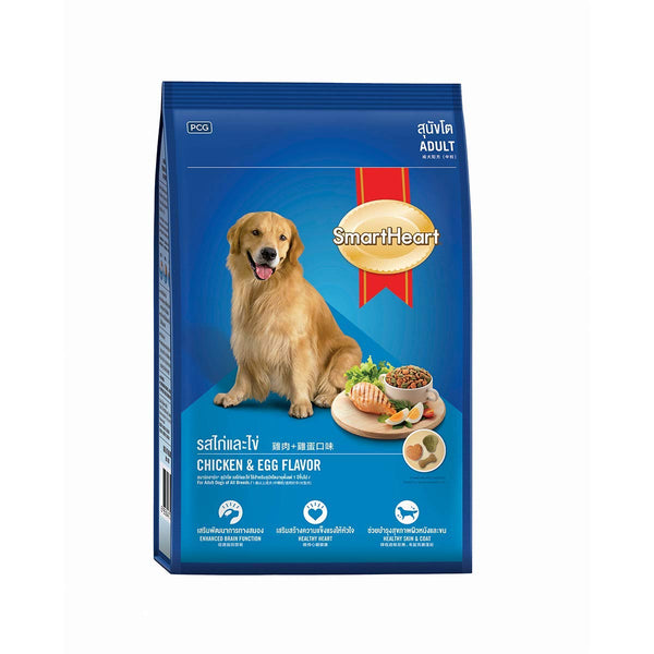SmartHeart Adult Dog Food Chicken & Egg Flavour 1.5kg (Pack of 6)
