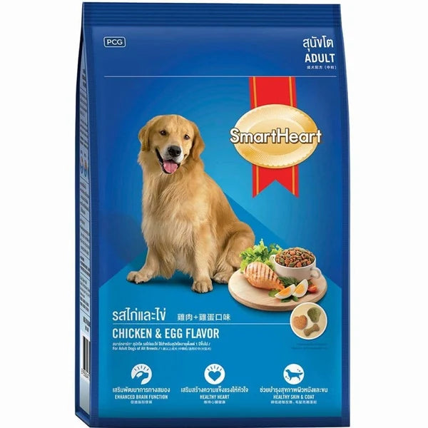 SmartHeart Adult Dog Food Chicken & Egg Flavour 20kg