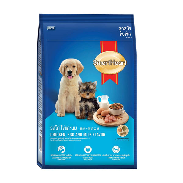 SmartHeart Adult Dog Food Chicken, Egg & Milk Flavour 15kg