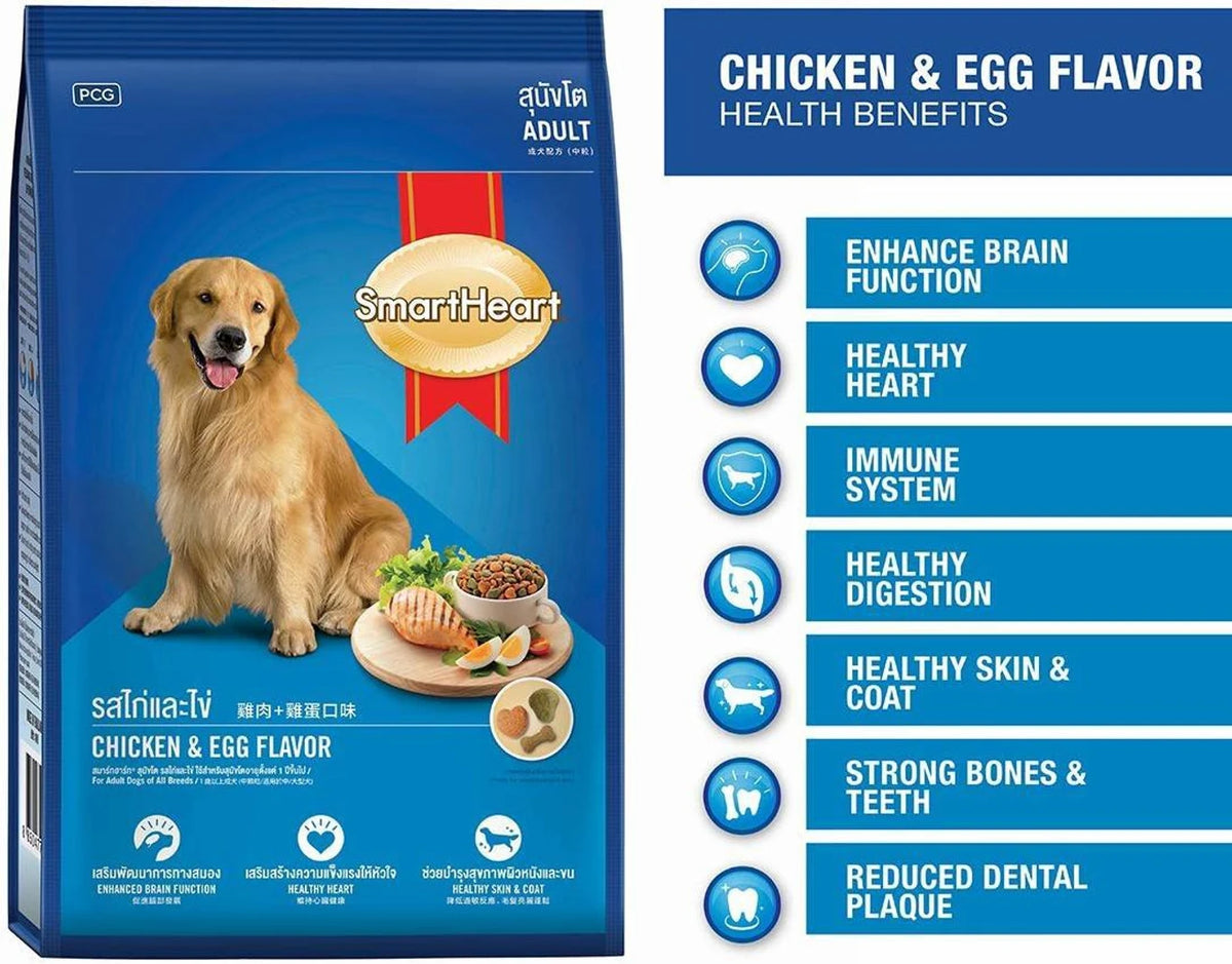 SmartHeart Adult Dog Food Chicken & Liver Flavour 10kg