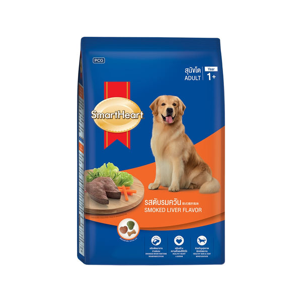 SmartHeart Adult Dog Food Smoked Liver Flavour 3kg