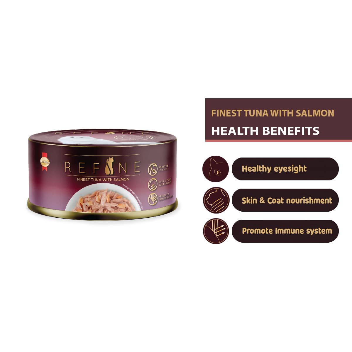 SmartHeart Real Finest Tuna with Salmon Cat Wet Food 80g