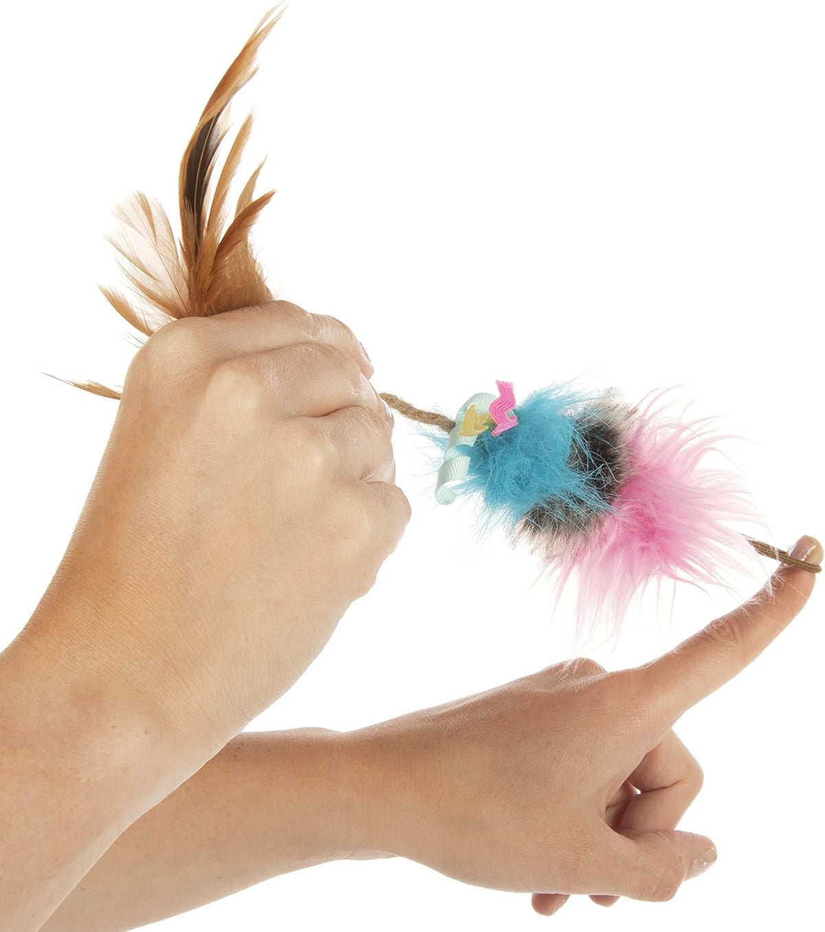 SmartyKat Pom Pom Player Door Dangler Catnip & Silvervine Cat Toy
