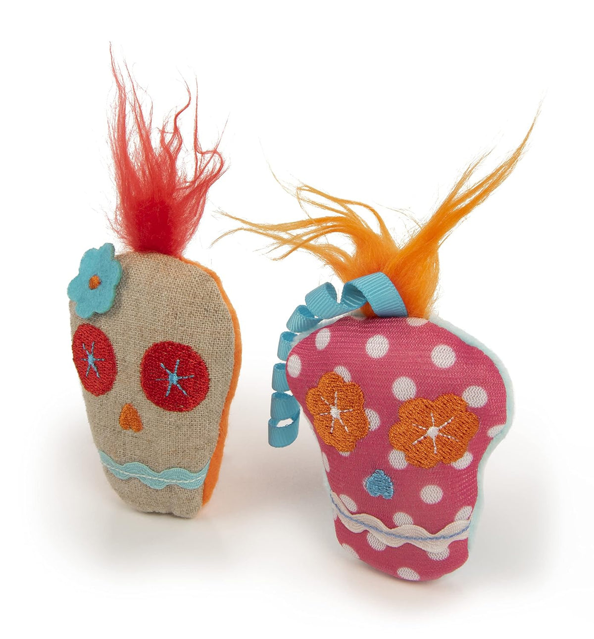 SmartyKat Skitter Skulls Catnip & Silvervine Cat Toys – Set of 2