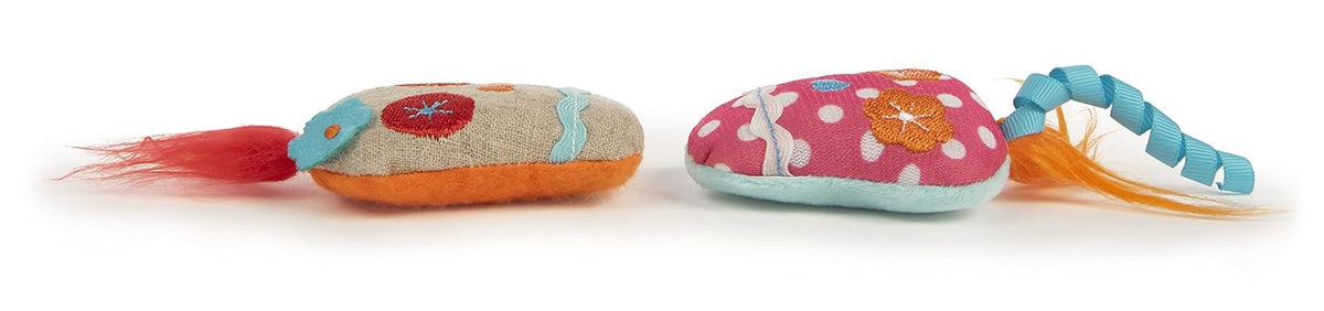 SmartyKat Skitter Skulls Catnip & Silvervine Cat Toys – Set of 2