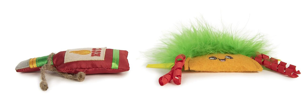 SmartyKat Happy Hotstuff Catnip Cat Toys – Set of 2