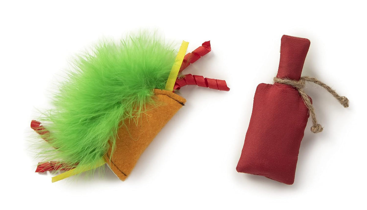 SmartyKat Happy Hotstuff Catnip Cat Toys – Set of 2