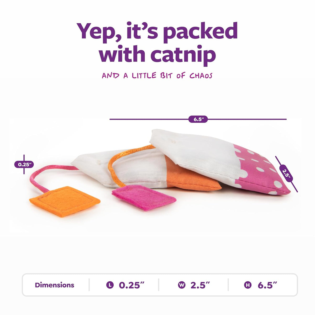 SmartyKat Tea Teazers Catnip Filled Cat Toys – Set of 2