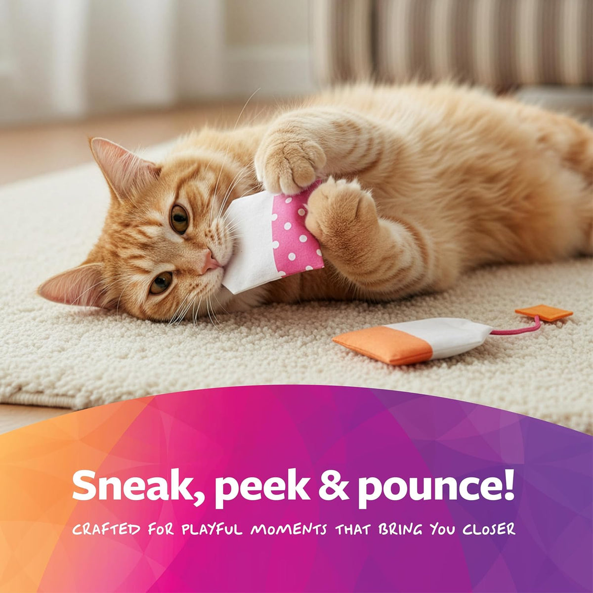 SmartyKat Tea Teazers Catnip Filled Cat Toys – Set of 2