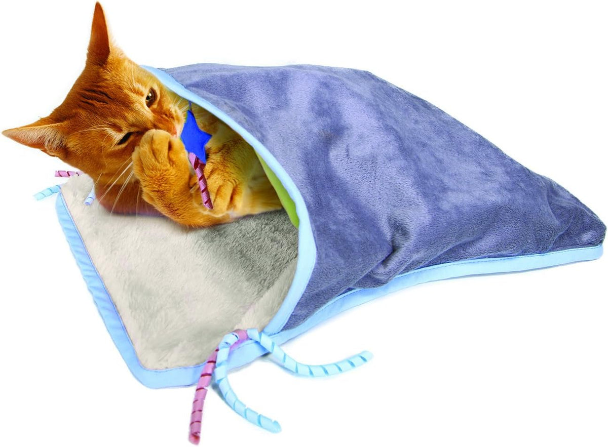 SmartyKat Cave Crawl Crinkle Sack Cat Toy