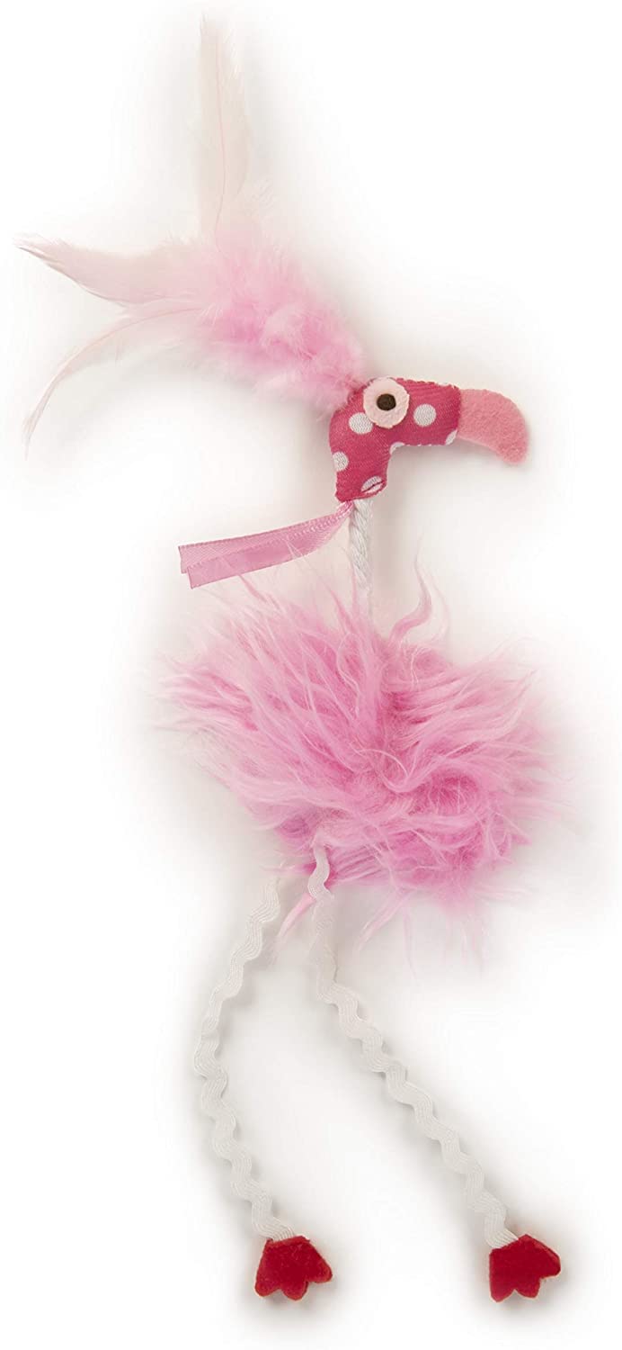 SmartyKat Flamingo Flop Feathered Catnip & Silvervine Cat Toy