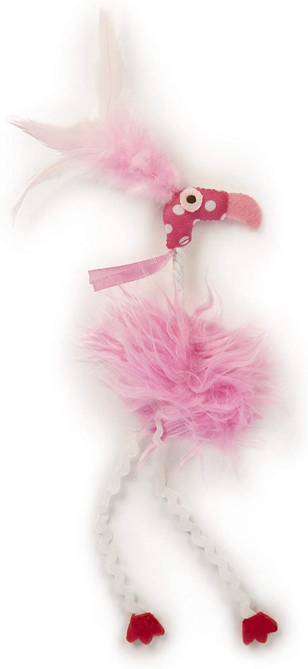 SmartyKat Flamingo Flop Feathered Catnip & Silvervine Cat Toy