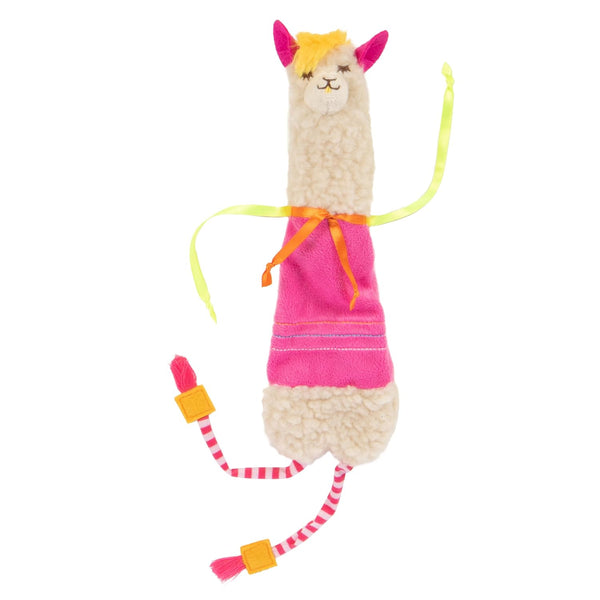 SmartyKat Leggy Llama Kicker Plush Catnip Cat Toy