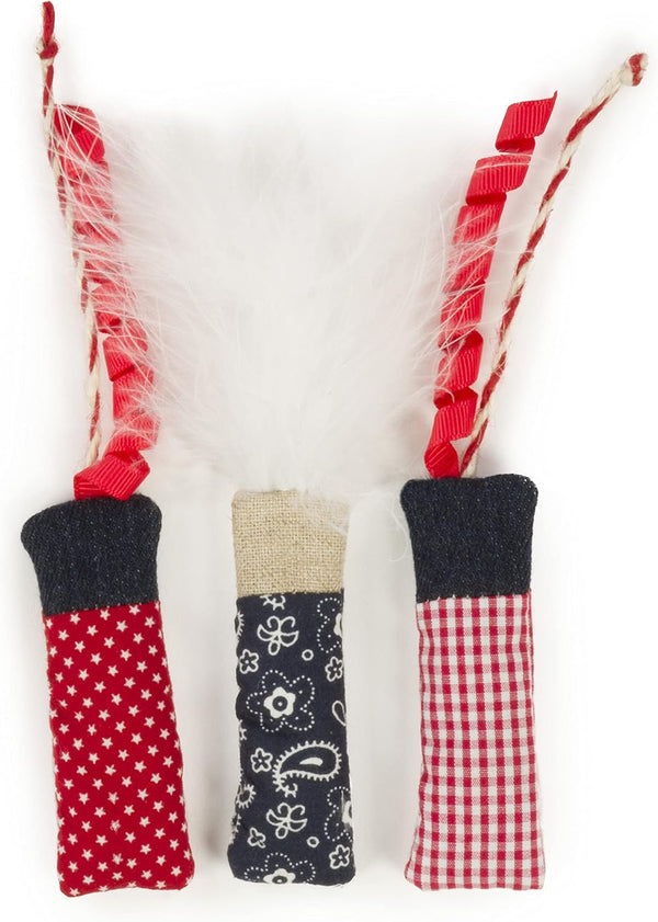 SmartyKat Silly Stix Pure Catnip Sparklers Cat Toys – Set of 3