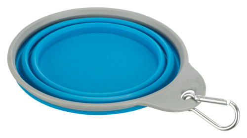 Trixie Travel bowl, TPR, solid rim, 0.5 l/ø 14 cm, various