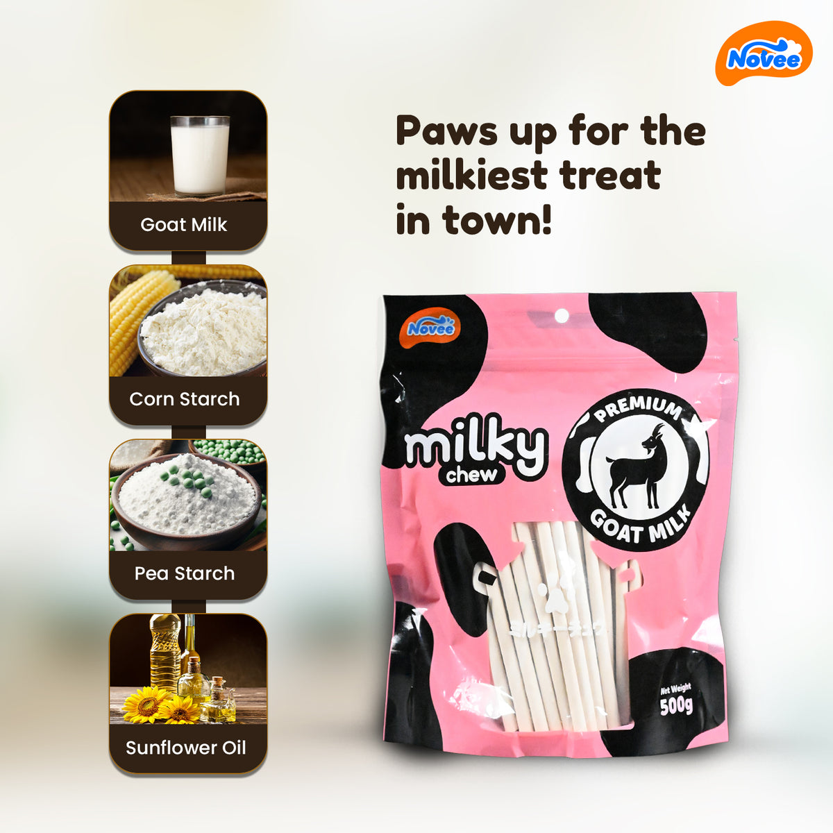Novee Milky Chew Goat Milk Stick, 500 gm. - 9929 PDP 2.jpg