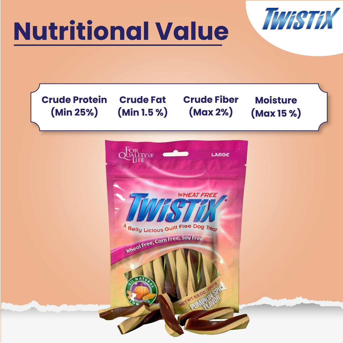 Twistix Pumpkin Spice Flavor, 156 gm, Large - 631528_5.jpg