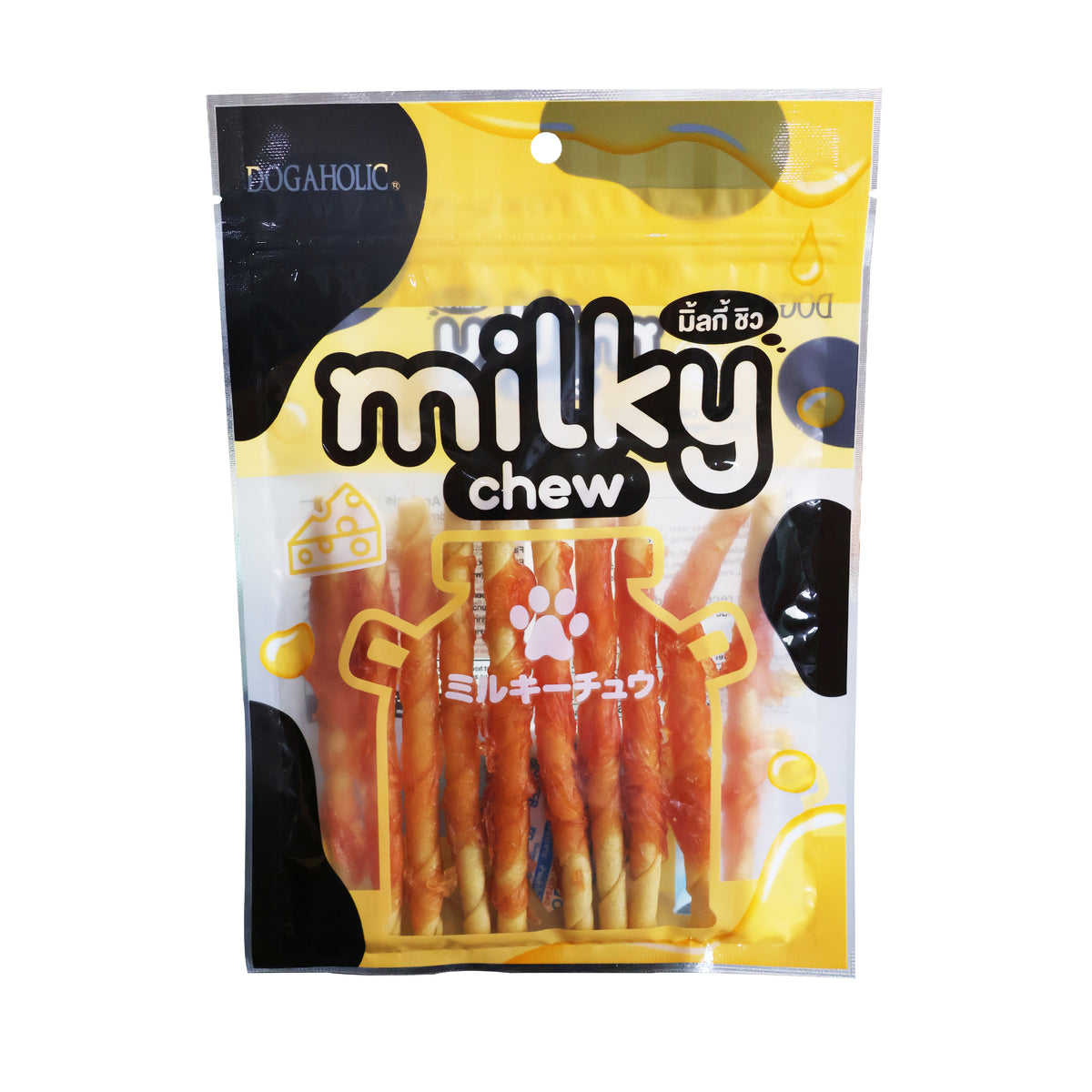 Milky Chew Cheese & Chicken Sticks, 10 pieces - 1245 Front.jpg
